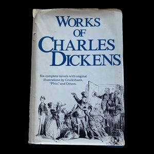 Vintage hardcover Works of Charles Dickens, 1978 edition by Avenel Books